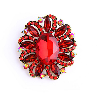 Broșă mare din cristal Morkopela, broșe și ace de petrecere, broșă pentru rochie de mireasă, accesorii de bijuterii