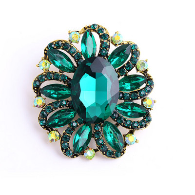 Broșă mare din cristal Morkopela, broșe și ace de petrecere, broșă pentru rochie de mireasă, accesorii de bijuterii