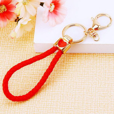 Νέο χαριτωμένο Rhinestone Simulation Fruit Small Lemon Keychain Cartoon Γυναικεία τσάντα αυτοκινήτου Δαχτυλίδι μπρελόκ K5121