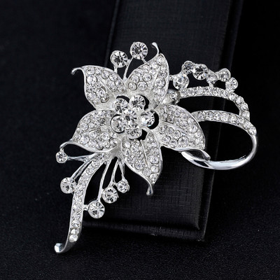 Imitatie Pietre Pretioase Cristal Flori Brose Ace Brose Mari De Nunta Vintage Buchet Pentru Femei Accesorii Rochii