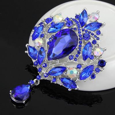Imitatie Pietre Pretioase Cristal Flori Brose Ace Brose Mari De Nunta Vintage Buchet Pentru Femei Accesorii Rochii