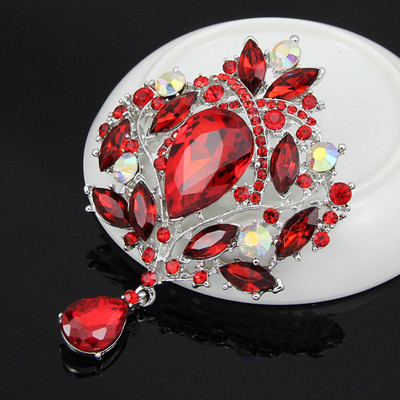 Imitatie Pietre Pretioase Cristal Flori Brose Ace Brose Mari De Nunta Vintage Buchet Pentru Femei Accesorii Rochii