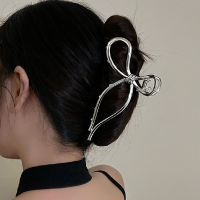 Butterfly Metal Hair Claw 2022, új divatos, masnis rák hajcsat Minimalista női hajkiegészítők
