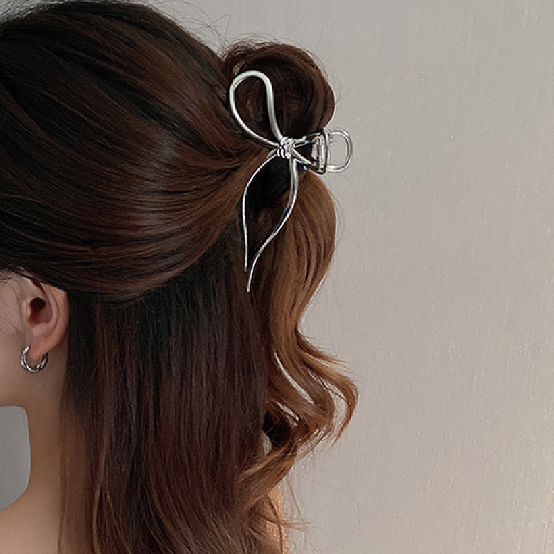 Butterfly Metal Hair Claw 2022, új divatos, masnis rák hajcsat Minimalista női hajkiegészítők
