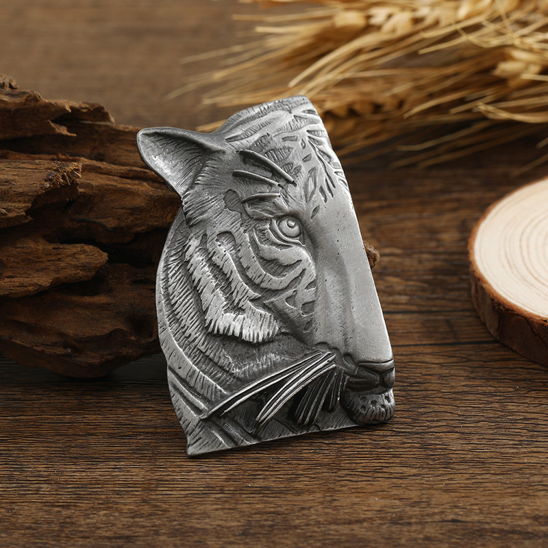 Morkopela Broșe noi de epocă drăguț cu tigru, animale vii, broșă leopard, ace, bijuterii pentru bărbați și femei, prieteni, cadouri de Crăciun