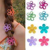 NOU Moda Coreeană Culoarea Bomboanelor Floare Ac de păr Arc Acrilic Agrafe mari pentru gheare de păr pentru femei Fete Accesorii pentru păr Cadouri