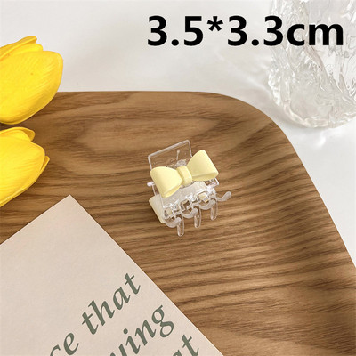 NOU Moda Coreeană Culoarea Bomboanelor Floare Ac de păr Arc Acrilic Agrafe mari pentru gheare de păr pentru femei Fete Accesorii pentru păr Cadouri