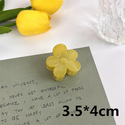 NOU Moda Coreeană Culoarea Bomboanelor Floare Ac de păr Arc Acrilic Agrafe mari pentru gheare de păr pentru femei Fete Accesorii pentru păr Cadouri