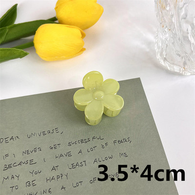 NOU Moda Coreeană Culoarea Bomboanelor Floare Ac de păr Arc Acrilic Agrafe mari pentru gheare de păr pentru femei Fete Accesorii pentru păr Cadouri