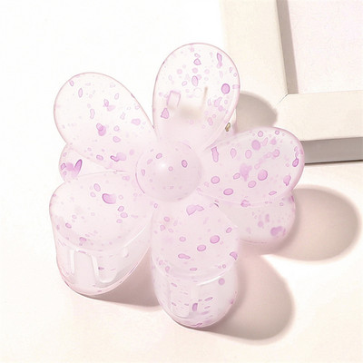 NOU Moda Coreeană Culoarea Bomboanelor Floare Ac de păr Arc Acrilic Agrafe mari pentru gheare de păr pentru femei Fete Accesorii pentru păr Cadouri