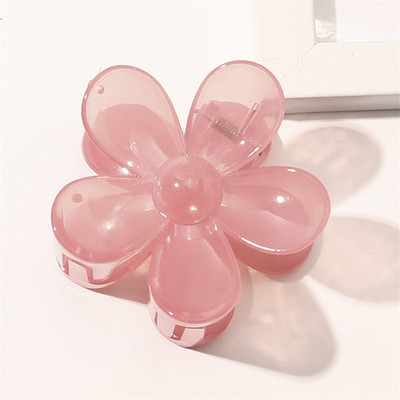 NOU Moda Coreeană Culoarea Bomboanelor Floare Ac de păr Arc Acrilic Agrafe mari pentru gheare de păr pentru femei Fete Accesorii pentru păr Cadouri