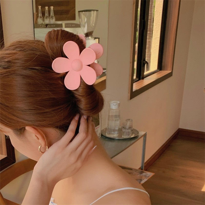 NOU Moda Coreeană Culoarea Bomboanelor Floare Ac de păr Arc Acrilic Agrafe mari pentru gheare de păr pentru femei Fete Accesorii pentru păr Cadouri