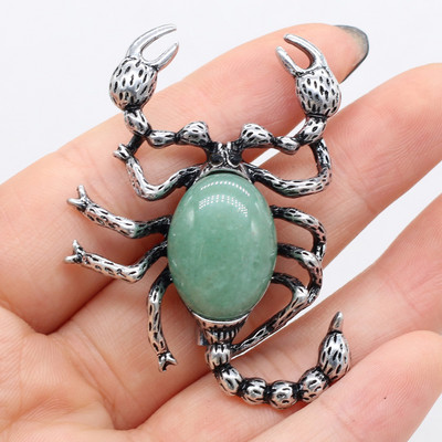 Broșe din piatră naturală Lady Girl Pin Cuarț trandafir Agate Pandantive pentru femei Nunți Banchet Broșe pentru petrecere Ace Cadouri 32x52mm