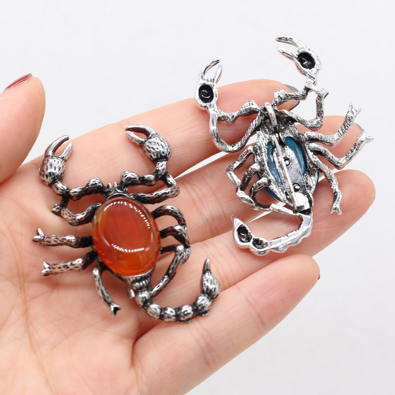 Broșe din piatră naturală Lady Girl Pin Cuarț trandafir Agate Pandantive pentru femei Nunți Banchet Broșe pentru petrecere Ace Cadouri 32x52mm