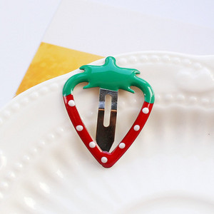 5 bucăți/lot Fată dulce căpșuni BB gheare de păr agrafe laterale pentru femei fete copii copii ac de păr cadou accesorii pentru păr