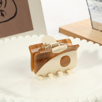 2021 Nou Yin Yang Gheare Acrilic Semicerc Negru Alb Tai Chi Agrafă de păr Agrafă Accesorii pentru păr pentru femei Accesorii pentru păr