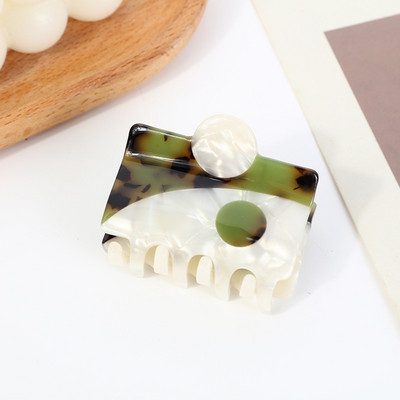 2021 Nou Yin Yang Gheare Acrilic Semicerc Negru Alb Tai Chi Agrafă de păr Agrafă Accesorii pentru păr pentru femei Accesorii pentru păr