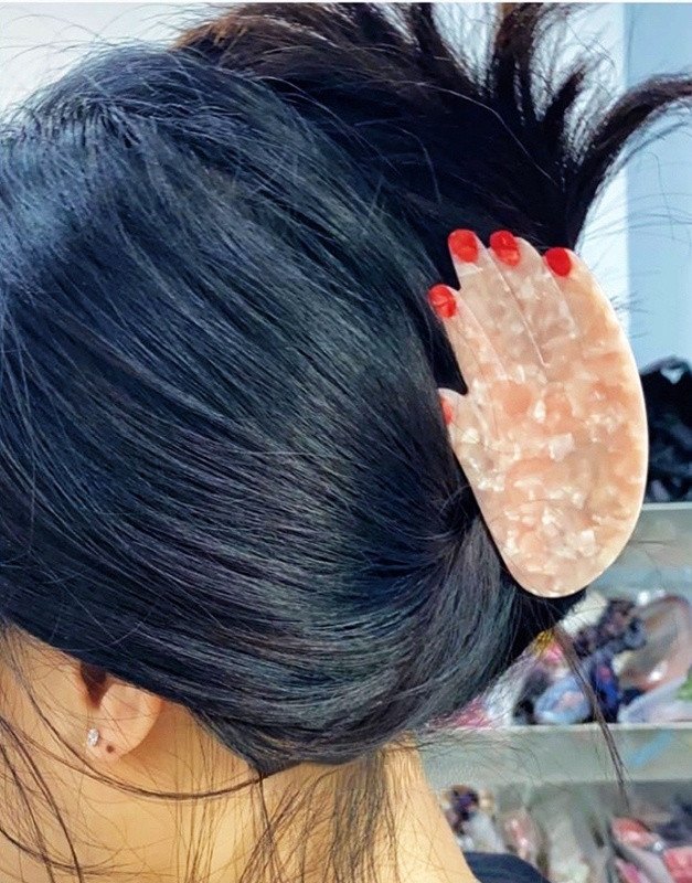 NOU Iregular roșu floare de mac floarea soarelui galben semicerc flori agrafe de păr rechin accesorii pentru cap pentru femei accesorii de păr