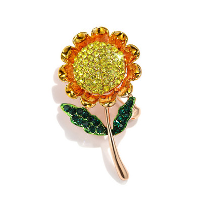 2021 Nouă broșă de culoare verde email, perle, flori, vintage, pentru femei, fete, accesorii pentru haine