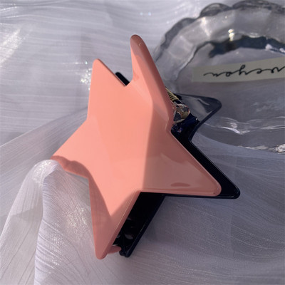 Slatka zvjezdana ukosnica Djevojka Dvobojna spajalica Acetat Crab kopča za kosu Šljokice Sjajna kandža za kosu Ženski dodaci za kosu