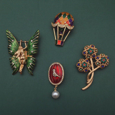 Broșe elegante, vintage, cu plante din metal, cu flori, pentru femei, bărbați, guler, accesorii pentru haine, costum, clemă, bijuterii, cadouri