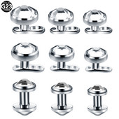 20 buc/lot Titan CZ Piercing Ancoră Dermală Ascunde în piele Piercing de suprafață Diver Gem Micro Piercing dermal Bijuterii sexy pentru corp