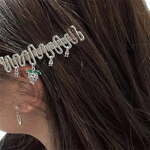 Nova Fruit Vine Metalna ukosnica Niche Clip Svakodnevna prikladna bočna kopča Wave Bangs Clip Duckbill Clip Za žene Dodaci za kosu