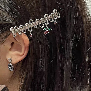 Nova Fruit Vine Metalna ukosnica Niche Clip Svakodnevna prikladna bočna kopča Wave Bangs Clip Duckbill Clip Za žene Dodaci za kosu