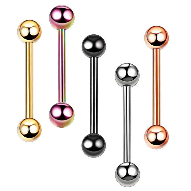 1PC G23 Titan CZ štitnik za bradavice Prstenovi za uteg Mamilo Piercings Opal Prstenovi za jezik Šipka Seksi ženski piercing Držač za nakit 14G