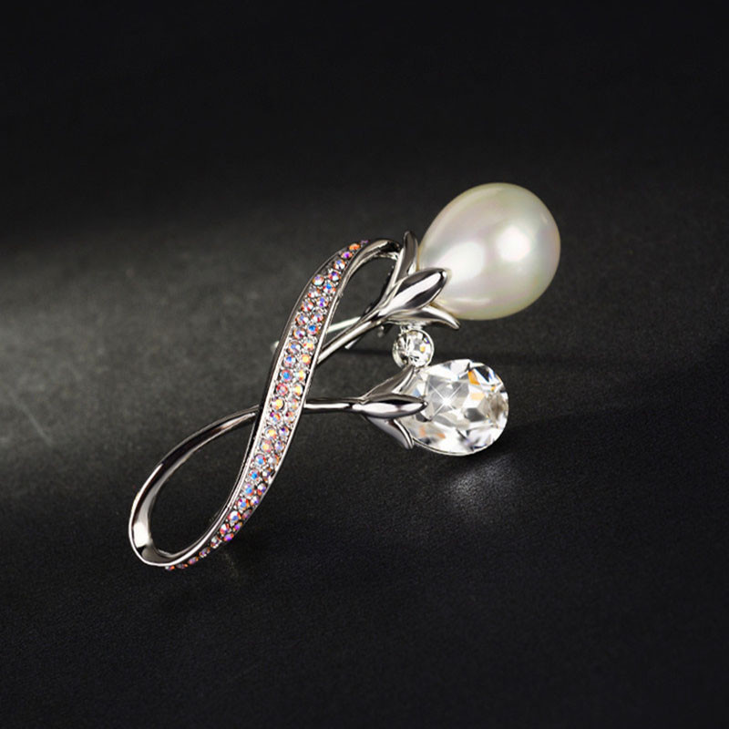 Stil palače temperament dizajn smisao broš od kamenčića osobnost trendi atmosfera nakit odijelo haljina igla ženska