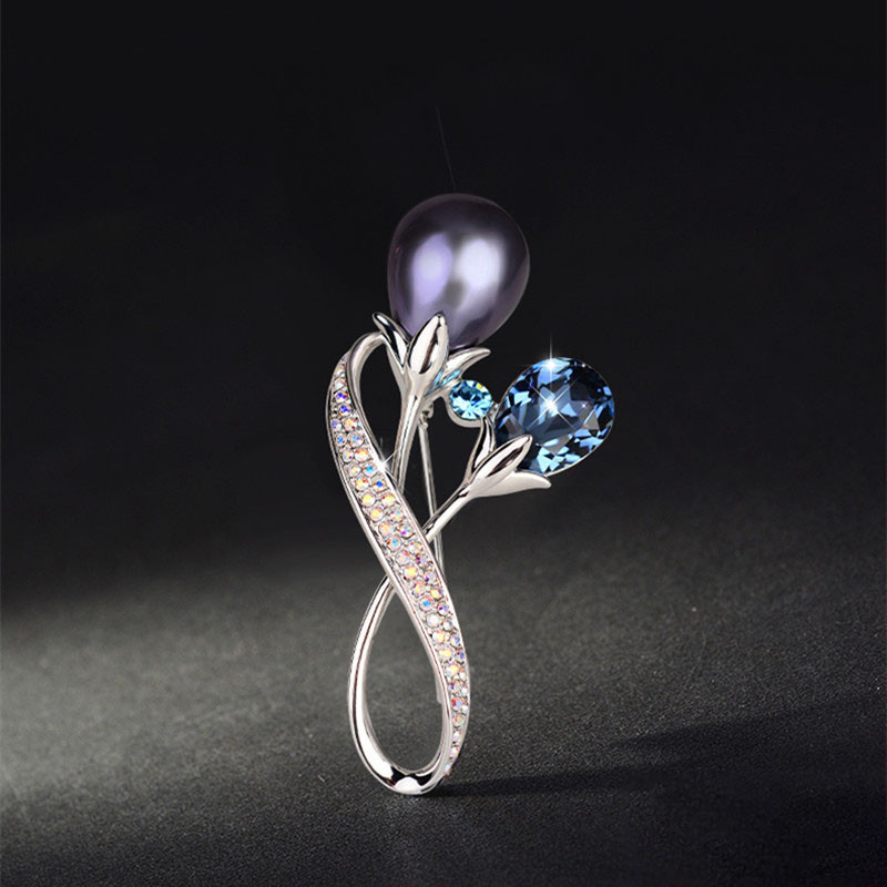 Stil palače temperament dizajn smisao broš od kamenčića osobnost trendi atmosfera nakit odijelo haljina igla ženska