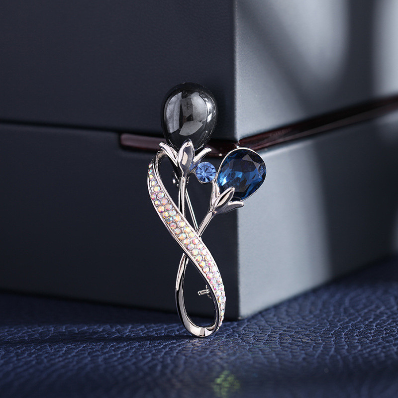 Stil palače temperament dizajn smisao broš od kamenčića osobnost trendi atmosfera nakit odijelo haljina igla ženska