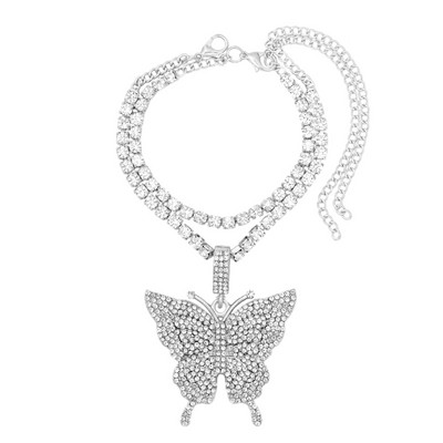 Нов Bling Dragon Crystal тенис верига глезен за жени мода злато сребро цвят планински кристал глезен верига крака бижута на едро