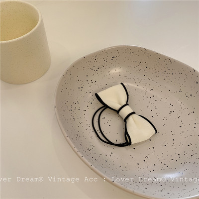 Ženske gumice za kosu, bijele rezance Ženske držače za konjski rep, mašna, gumica, štipaljka, bijela dodaci za kosu, pokrivala za glavu