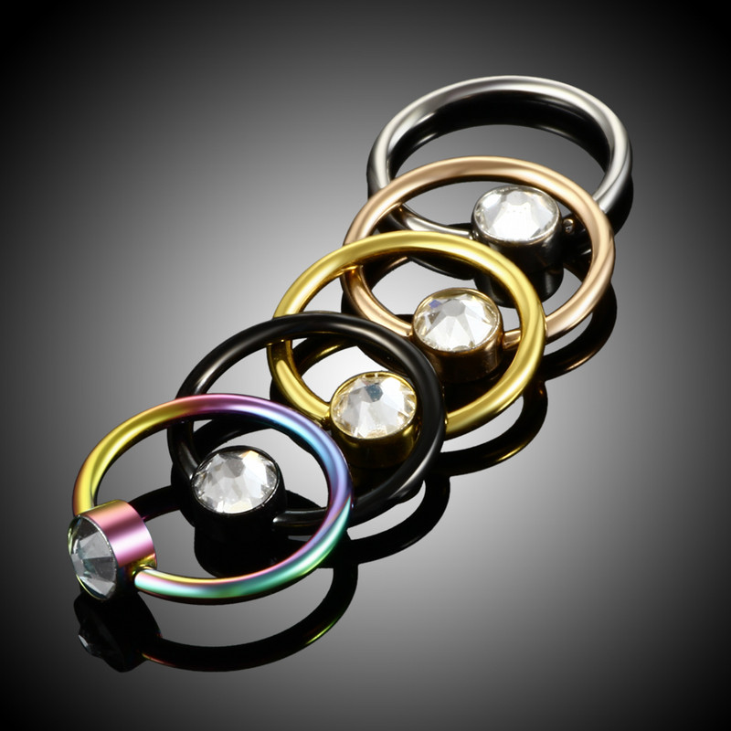 5 buc. G23 titan Piercing Septum Helix Inele pentru nas CBR Piercing Bijuterie BCR Daith Hoop Piercing Labret Inele pentru buze Bijuterii pentru corp