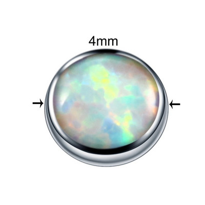 1PC Titanium OP17 Labret Piercing za nozdrve Prstenovi za nosnu pregradu Ušna hrskavica Tragus Prstenovi za zatvaranje kuglica Dermalno sidro Unisex nakit