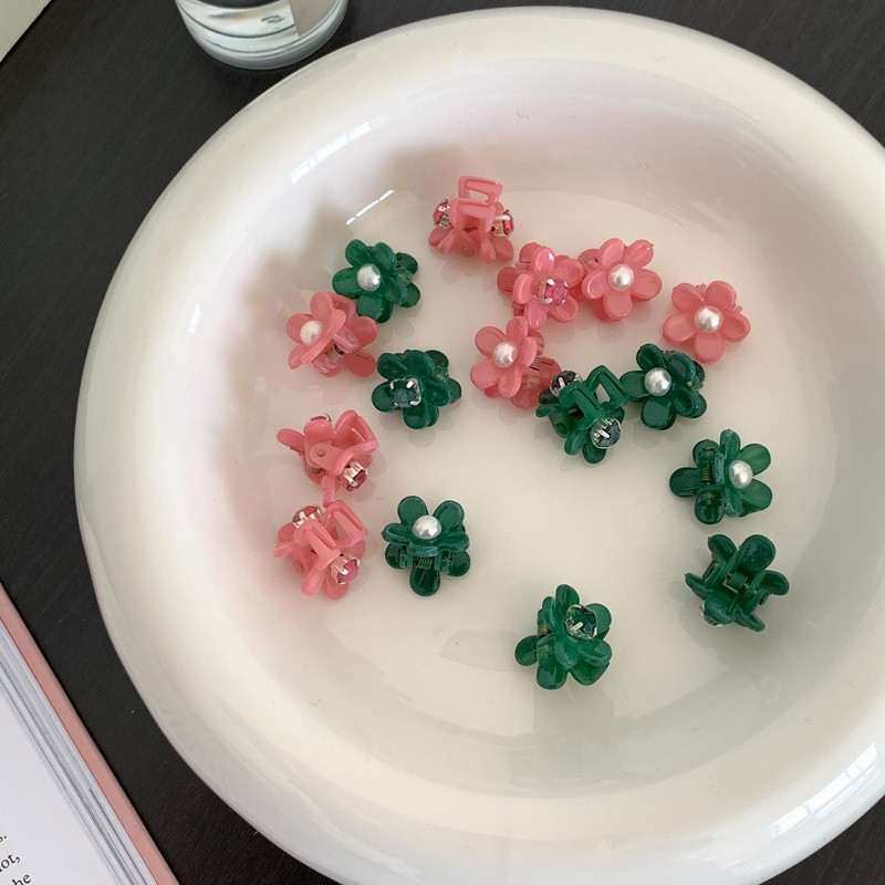 2022, la modă, dimensiune mică, acetat de flori, gheare de păr, acrilic, roz, cleme de păr, instrument de coafură, accesorii de păr pentru femei, petrecere