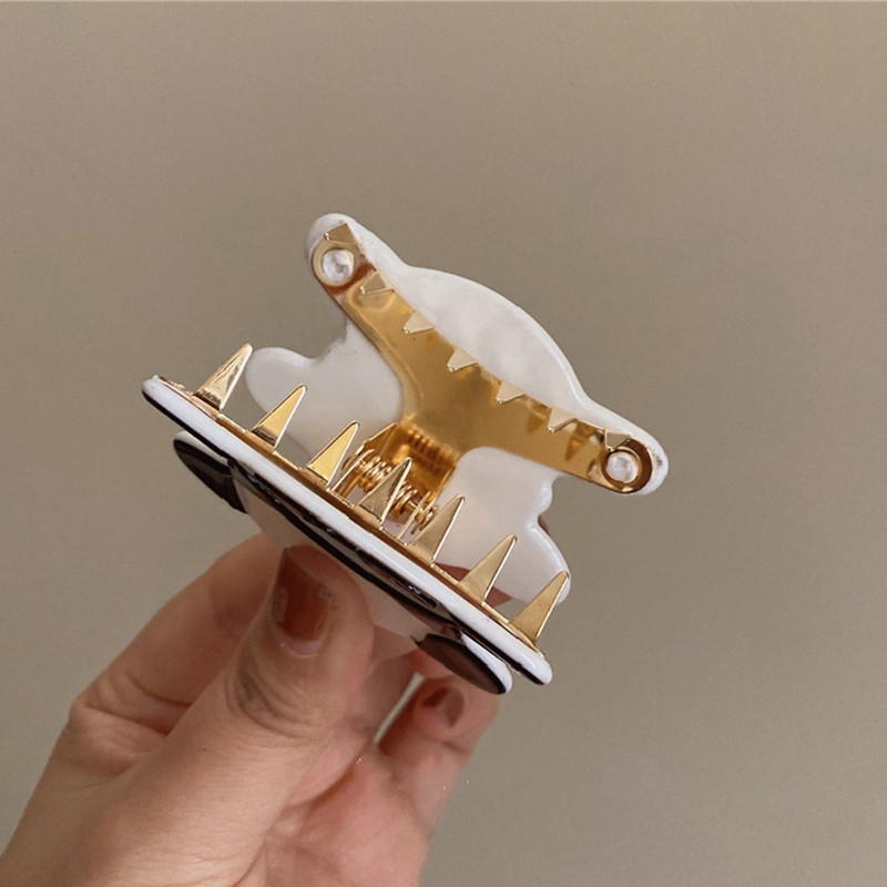 New Fashion Acetat Acrilic Drăguț Panda Agrafă de păr pentru fată Încântător Carton Panda Gheara de păr Femei Accesorii de păr