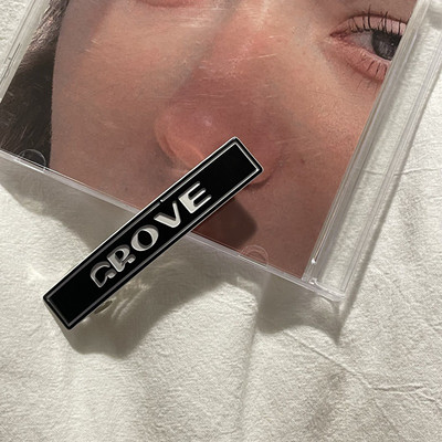 Agrafă de primăvară din acrilic cu imprimeu de litere de modă coreeană 2022, noua tendință pentru fete, temperament retro, ac de păr, din metal, accesorii de păr pentru femei