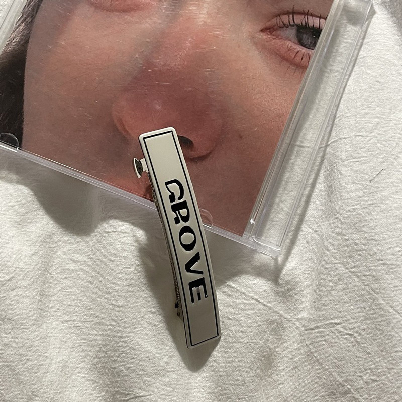 Agrafă de primăvară din acrilic cu imprimeu de litere de modă coreeană 2022, noua tendință pentru fete, temperament retro, ac de păr, din metal, accesorii de păr pentru femei