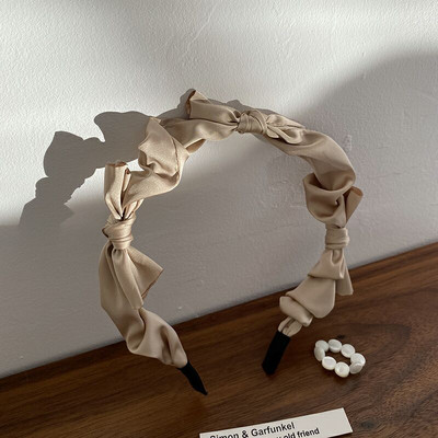 2022, la modă, cu fundă nouă, bentiță pentru femei, bentiță pentru fete, benzile de păr cu fundă vintage, bentita lată pentru accesorii de păr