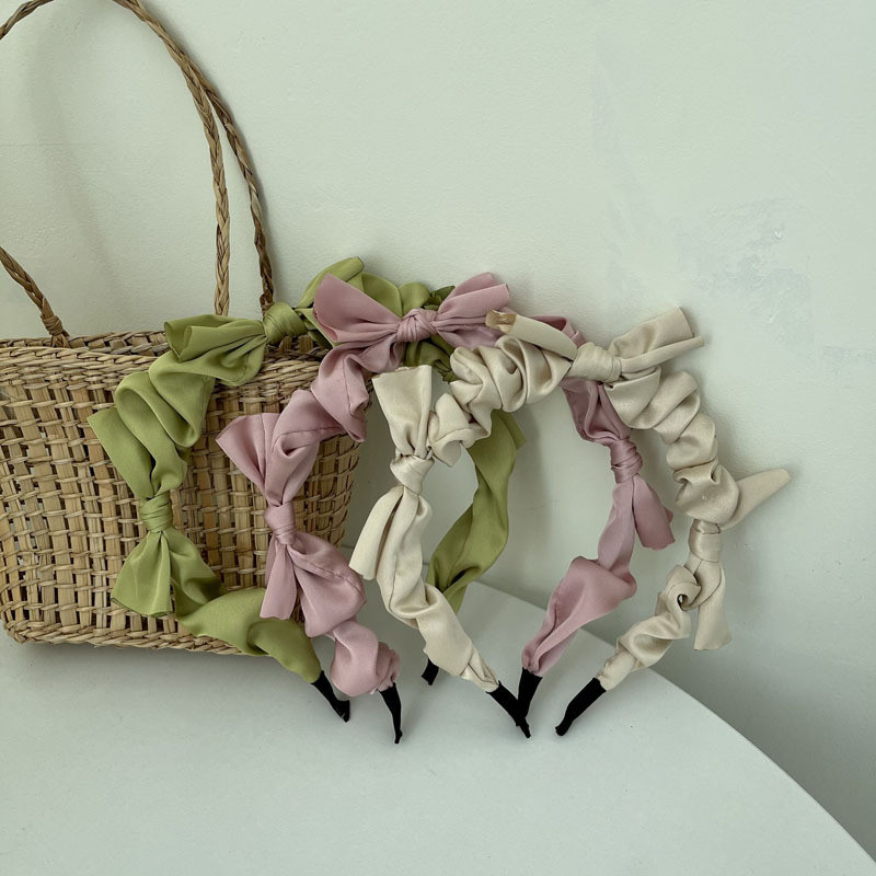 2022, la modă, cu fundă nouă, bentiță pentru femei, bentiță pentru fete, benzile de păr cu fundă vintage, bentita lată pentru accesorii de păr