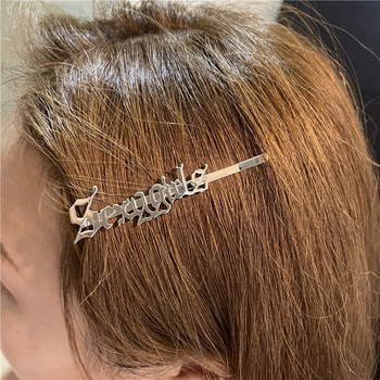 2021 Νέα Punk Sanskrit Hair Grip Hair Claw Accessories for Women Girl Hair Clip Party Gifts Αξεσουάρ για τα μαλλιά