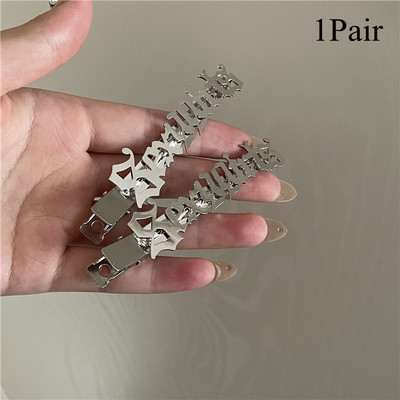 2021 Nou Punk Sanskrit Mâneră de păr din metal Accesorii pentru gheare de păr pentru femei Fete Clip de păr Cadouri de petrecere Accesorii de păr