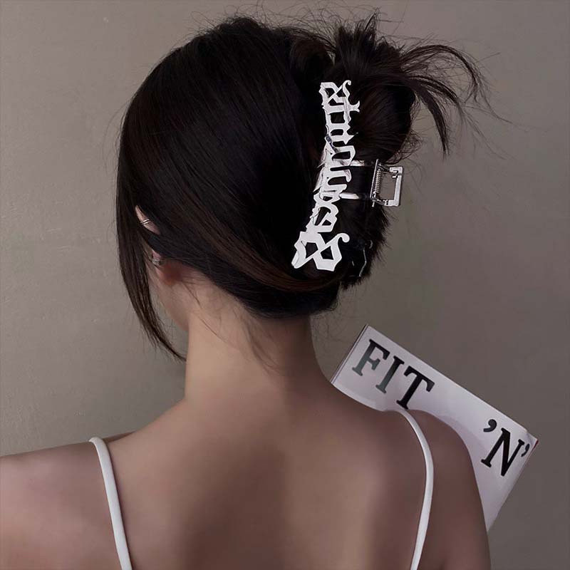 2021 Nou Punk Sanskrit Mâneră de păr din metal Accesorii pentru gheare de păr pentru femei Fete Clip de păr Cadouri de petrecere Accesorii de păr