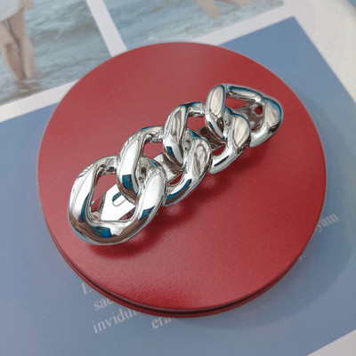 Europietiški ir amerikietiški minimalistiniai perdėtai metaliniai ryškiai stori plaukų segtukai spyruokliniai segtukai Trend šoniniai segtukai Moteriški plaukų aksesuarai