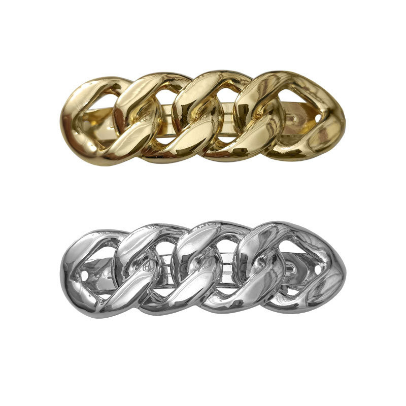 Europietiški ir amerikietiški minimalistiniai perdėtai metaliniai ryškiai stori plaukų segtukai spyruokliniai segtukai Trend šoniniai segtukai Moteriški plaukų aksesuarai