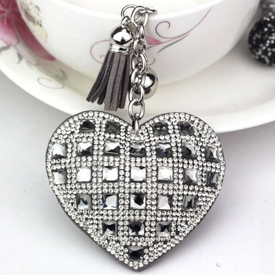 inimă nou-nouț cu stras de cristal suport pentru lanț cheie femei mașină lanț chei pandantiv geantă