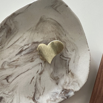 2 buc./lot Mini agrafe de păr metal cu fața zâmbitoare Noua tendință coreeană gheare de păr mici pentru fete agrafe de păr simple dragoste pentru coadă de cal