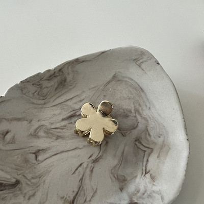 2 buc./lot Mini agrafe de păr metal cu fața zâmbitoare Noua tendință coreeană gheare de păr mici pentru fete agrafe de păr simple dragoste pentru coadă de cal